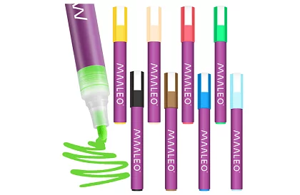 Akrylové dekoratívne fixy - sada 8 ks