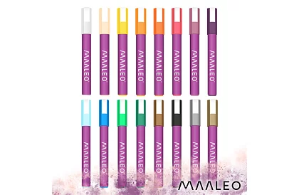 Akrylové dekoratívne fixy – sada 16 ks