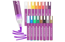 Akrylové dekoratívne fixy – sada 16 ks