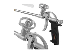 Montážna kovová pištoľ na penu s nastaviteľným prietokom