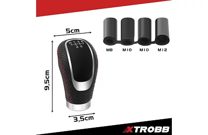 Kožená hlavica radiacej páky