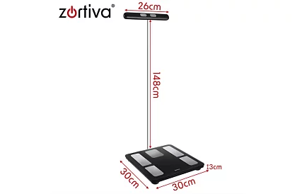 Osobná analytická Bluetooth váha – WiFi ZORTIVA Smart Premium