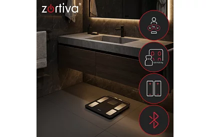 Osobná analytická Bluetooth váha – WiFi ZORTIVA Smart Premium
