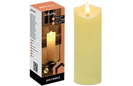 LED sviečka s efektom plameňa 15×5 cm