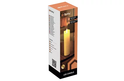 LED sviečka s efektom plameňa 17 cm