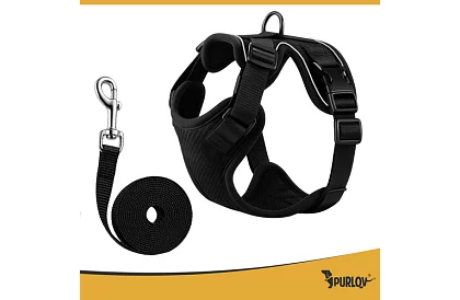 Beztlakový postroj pre psov a mačky s vodítkom – Veľkosť S