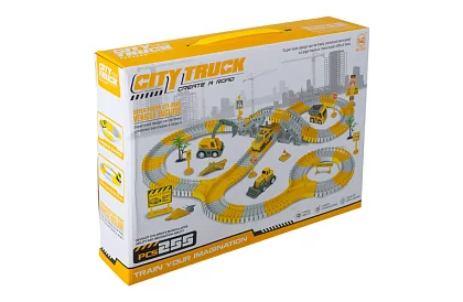 Flexibilná autodráha s autíčkami