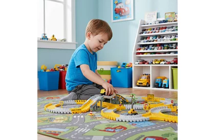 Flexibilná autodráha s autíčkami