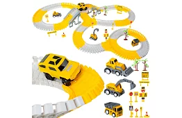 Flexibilná autodráha s autíčkami