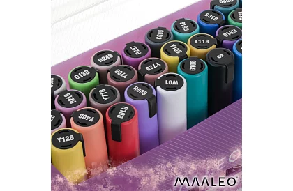 Akrylové dekoratívne fixy – sada 36 farieb