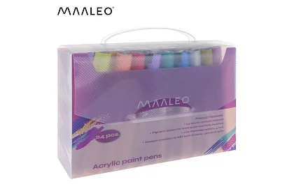 Akrylové dekoratívne fixy – sada 24 farieb