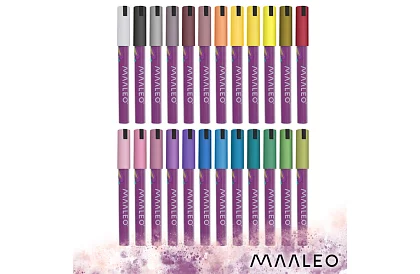 Akrylové dekoratívne fixy – sada 24 farieb