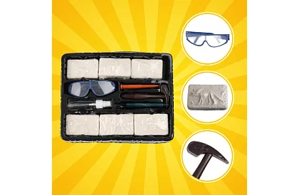 Sada 6 v 1 malý paleontológ - vykopávky dinosaurov