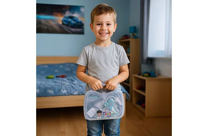 Doktorský kufrík s príslušenstvom - zvukové a svetelné efekty