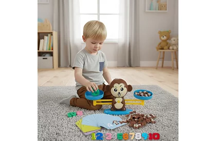 Vzdělávacia matematická hra - Monkey Balance