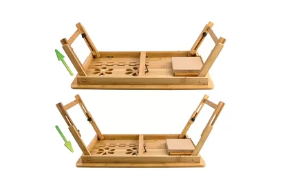 Bambusový stolík pod notebook