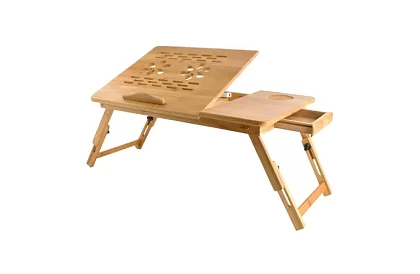 Bambusový stolík pod notebook