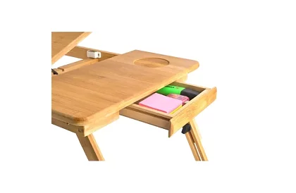 Bambusový stolík pod notebook