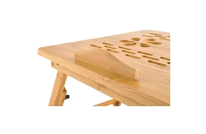 Bambusový stolík pod notebook