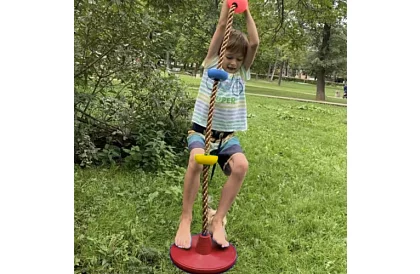 Provazová hojdačka – Lezecké lano 2v1