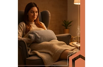 Termofor – veľká fľaša s plyšovým obalom 3,5 l