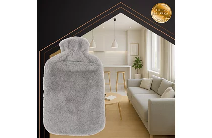 Termofor – veľká fľaša s plyšovým obalom 3,5 l