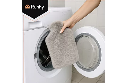 Termofor – veľká fľaša s plyšovým obalom 3,5 l