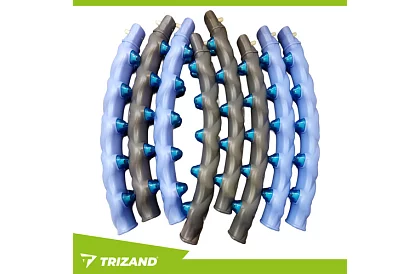 Obruč - Hula hoop s masážnymi výstupkami 110 cm