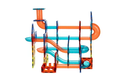 Vzdelávacia magnetická 3D stavebnica – guľôčková dráha 96 dielov