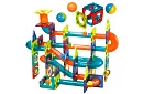 Vzdelávacia magnetická 3D stavebnica – guľôčková dráha 96 dielov