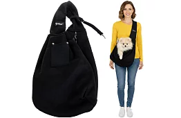 Pohodlná klokaní prepravka na maznáčika – taška cez rameno