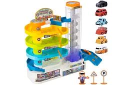 Parkovací dom s dráhou a elektrickým výťahom