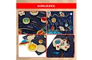 Drevené Montessori puzzle - vesmír