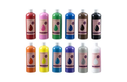 Plagátové farby 12 x 500 ml – 12 odtieňov