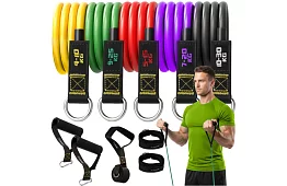 Sada posilovacích gúm – Expandéry 4–30 kg – 5 kusov v sade