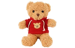 Medvedík s mikinou 30 cm – plyšová hračka pre deti 0+