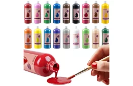 Plagátové farby 18 x 500 ml – 18 odtieňov