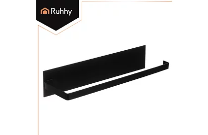 Nástenný držiak na papierové utierky 25 cm – čierny