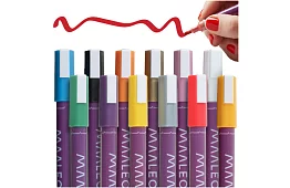 Akrylové dekoratívne fixy – sada 12 farieb