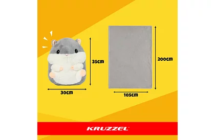 Deka 200 × 105 cm – vankúš a plyšová hračka 3 v 1