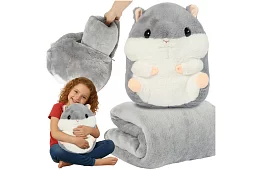 Deka 200 × 105 cm – vankúš a plyšová hračka 3 v 1