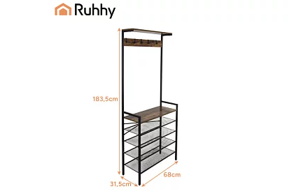 Předsieňová stena 183,5 x 31,5 x 68 cm