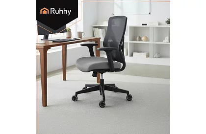 Náhradné gumové kolieska pre kancelárske stoličky – 5 ks čierna