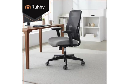 Náhradné gumové kolieska pre kancelárske stoličky – 5 ks šedá