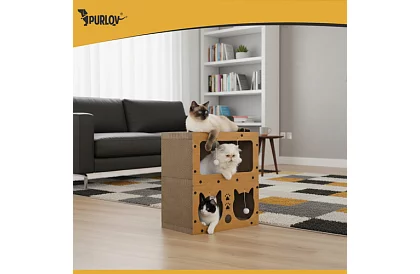 Škrabadlo pre mačky 3 v 1 - 51,5 × 45 × 28 cm