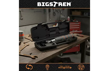 Momentový kľúč 1/4 - rozsah 2–26 Nm