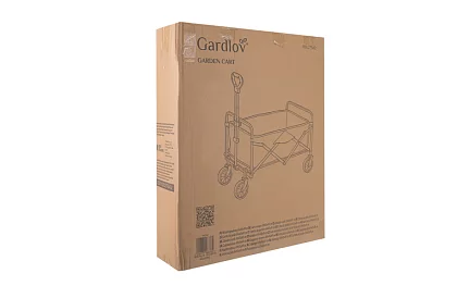 Skladací plážový prepravný vozík 90 l – nosnosť 100 kg