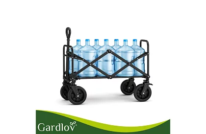 Skladací plážový prepravný vozík 90 l – nosnosť 100 kg