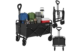 Skladací plážový prepravný vozík 90 l – nosnosť 100 kg