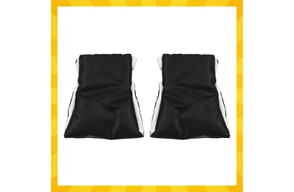 Čierny rukavník - teplé rukavice na kočík